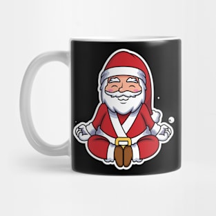 Santa's Serene Journey: The Buddha Claus Edition Mug